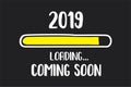Doodle Download bar,2019 coming soon loading text