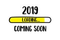 Doodle Download bar,2019 coming soon loading text