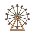 Doodle ferris wheel mechanical carnival game
