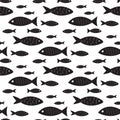 doodle fishes pattern