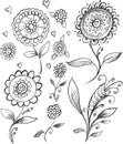 Doodle Flower Vector
