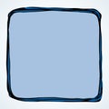 Doodle frame sketch. Vector drawing Royalty Free Stock Photo