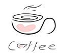 Doodle freehand coffee icon