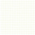 Doodle Gingham Check Plaid Vector Pattern. Vertical and horizontal hand drawn crossing pastel green stripes. Chequered Royalty Free Stock Photo
