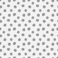 Doodle grey dots seamless pattern