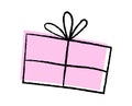 Doodle pink giftbox