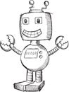 Doodle Robot Vector