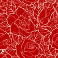 Doodle seamless background in vector with doodles, flowers and paisley. Royalty Free Stock Photo