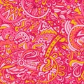 Doodle seamless pattern background Royalty Free Stock Photo