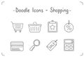 Doodle Shopping Icons