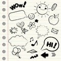 Doodle/ sketch icons