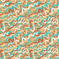 Doodle sketchy abstract seamless pattern. Background with transparent elements. Vector illustration Royalty Free Stock Photo