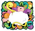 Doodle with space for your text Royalty Free Stock Photo
