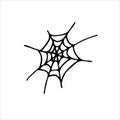 Doodle spider web element