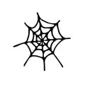 Doodle spider web element