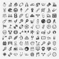 Doodle sport icons