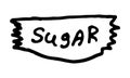 Doodle sugar illustration