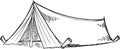 Doodle Tent Vector
