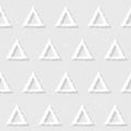 Doodle triangle seamless pattern background