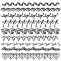 Doodle trim or border collection