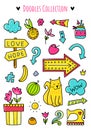 Vector doodle elements Royalty Free Stock Photo