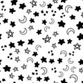 Doodles cute seamless pattern Royalty Free Stock Photo