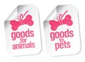 Doods for pets stickers Royalty Free Stock Photo