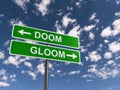 Doom and gloom Royalty Free Stock Photo