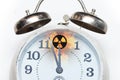 doomsday clock being close to apocalypse time Royalty Free Stock Photo