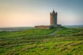 Doonagore castle at dusk