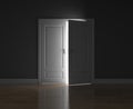 The door ajar Royalty Free Stock Photo