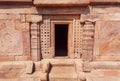 Door in ancient stone temple of India Royalty Free Stock Photo