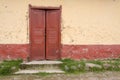 Wooden door in the Andes Royalty Free Stock Photo