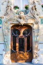 Door of an Art Nouveau building in Paris