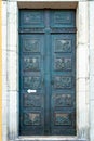 Door of the Basilica of Saint John the Apostle and Evangelist Royalty Free Stock Photo
