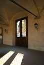 Door at the Basilica Santa Croce Royalty Free Stock Photo
