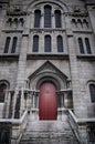 Door ,Basilique du Sacre Coeur in Paris, France Royalty Free Stock Photo