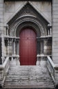 Door ,Basilique du Sacre Coeur in Paris, France Royalty Free Stock Photo