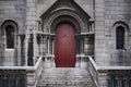 Door ,Basilique du Sacre Coeur in Paris, France Royalty Free Stock Photo
