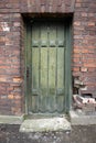 Door in a brick wall Royalty Free Stock Photo