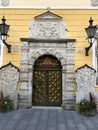 The Door Of The Brotherhood Of Blackheads In Tallinn lower town