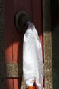 Door at a Buddhist monastery temple