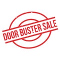 Door Buster Sale rubber stamp