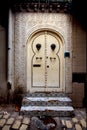 door in the casbha of sousse in tunisia