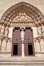 Door of the cathedral of Burgos