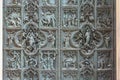 Door of Cathedral Or Duomo Di Milano. Milan. Italy Royalty Free Stock Photo