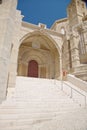 Door of cathedral at Lleida city