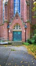 The door of a Catholic church