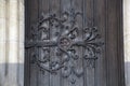 Door of Christ Church Cathedral, Dublin Royalty Free Stock Photo