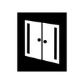 door close illustration vector